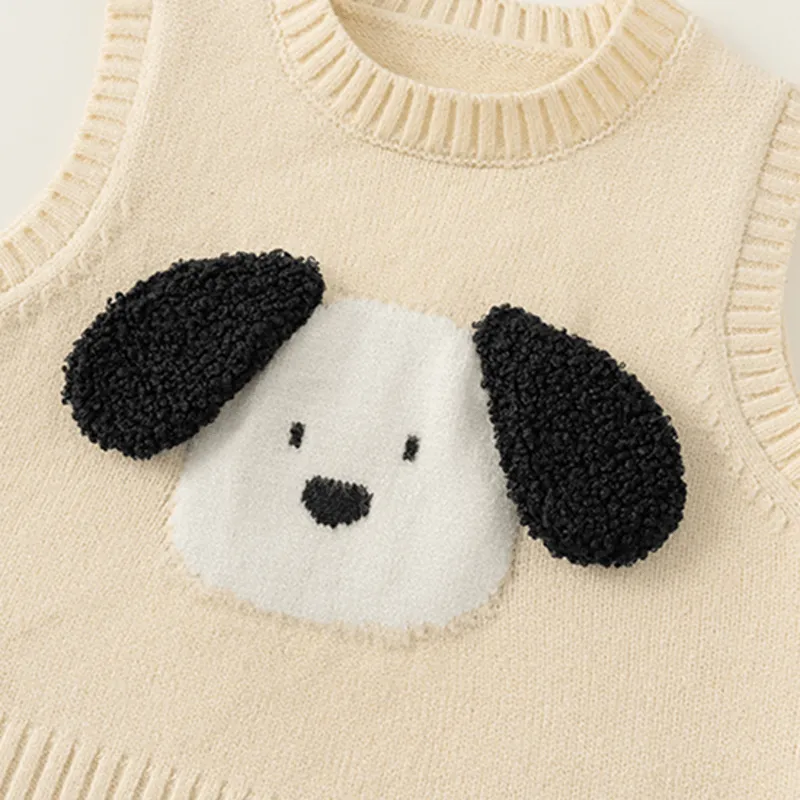 Baby Lovely Dog Knitted Vest