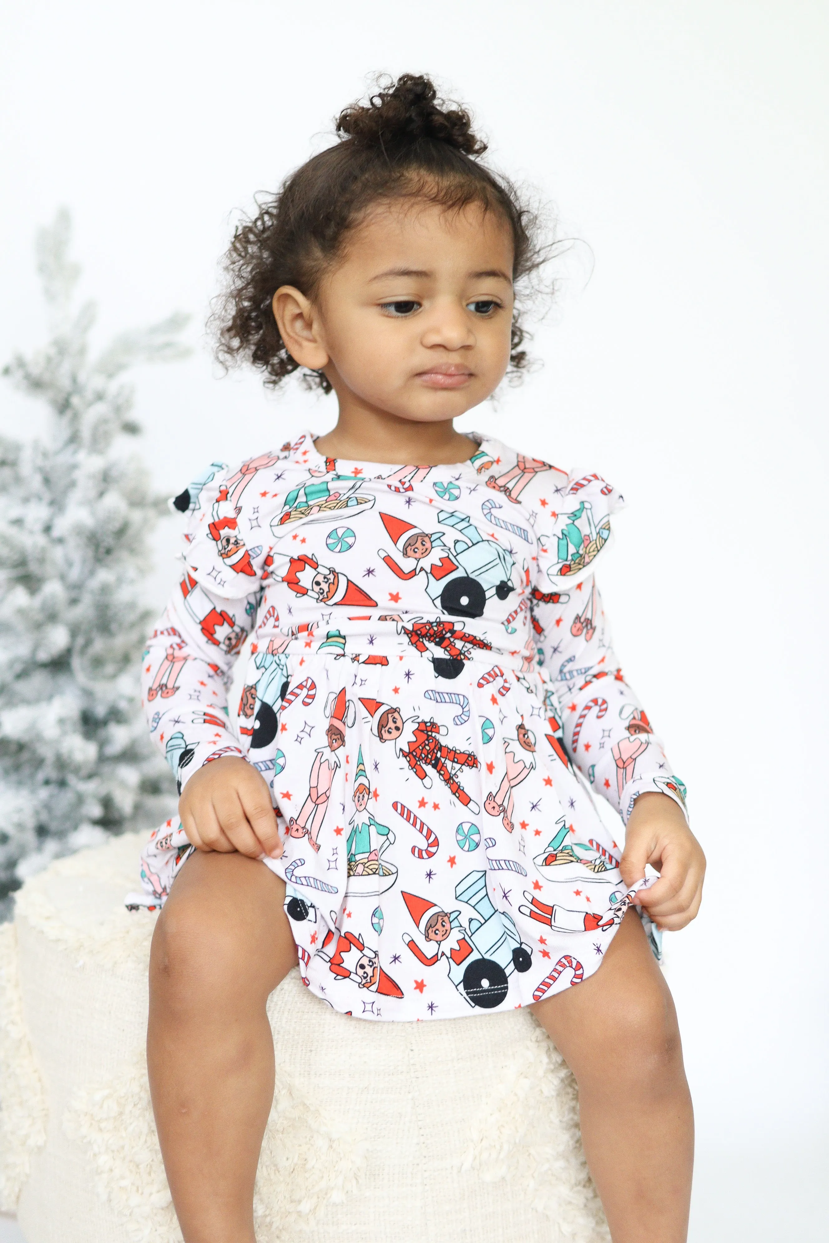 Christmas 2023 Bodysuit Twirl Dresses