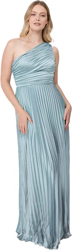 Declan Satin Pleated Dress | Made To Order