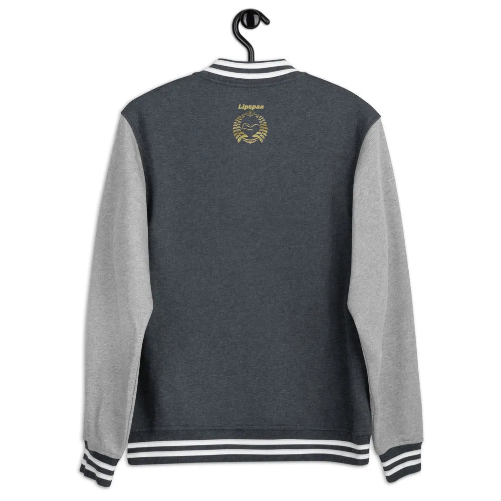 Men's Gold Letterman Jacket
